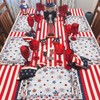 4th of July Placemats American Flag Stars Place Mats for