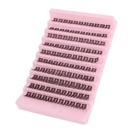 Individual Lashes Cluster, Thick Individual Lashes DIY Lightweight Synthetic Fibre for Cosmetic (DIY-SET-001)