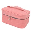 PU Leather Portable Makeup Bag Travel Handheld Detachable Waterproof Toiletry