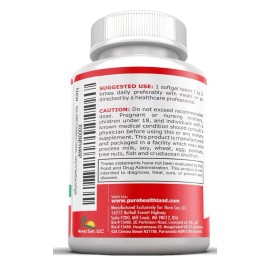 Pure Healthland Cranberry Concentrated 12,600mg Triple Strength 60 Softgels