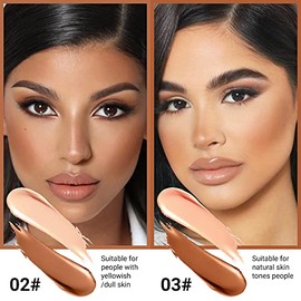 Kaely Paleta de contorno de 4 colores resaltador, kit de paleta de contorno de crema para principiantes, barras de contorno bronceador, contorno maqui