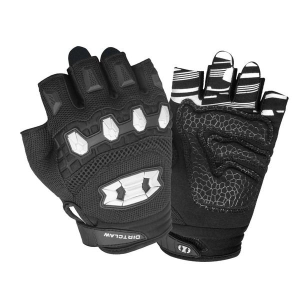 Seibertron Dirtclaw Children's Fingerless Cycling Gloves for Boys Girls, MTB