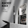 Absolute New York MEBL12 Black Out Eyeliner, Flexible Tapered Tip,