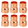 PATIKIL 3/4" to 5/8" ID Copper Reducer, 6pcs 99.9% Pure