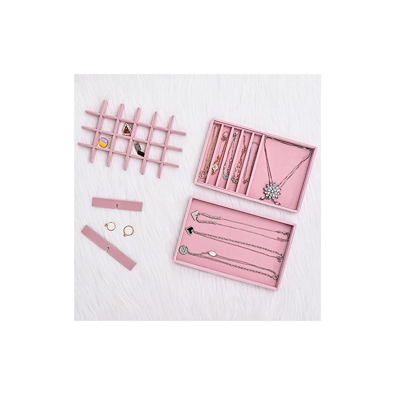 [4 Unidades] ProCase Bandejas Organizadoras para Joyería