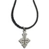 Great Eastern Entertainment x Hunter Chrollo Necklace, Silver & Black