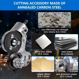 Innovative Electric Drill Plate Cutter - Versatile Metal Shears Attachment for Effortless Cutting of Various Metals - High Precision, High Efficiency, Where Professionalism Meets Innovation