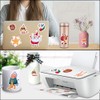 Printable Vinyl Sticker Paper,Glossy 100 Self-Adhesive Sheet,Permanent Stickers Paper, Waterproof