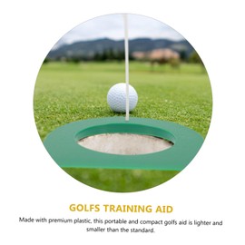 SUPVOX Golf Putting Cup Training Aid 2 Sets Plastic Indoor Practice Portable Design for Golf Enthusiasts and Training Sessions