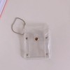2Pcs Lipstick Case with Keychain, Transparent Mini Makeup Bag Pouch