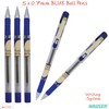 HAUSER Fluidic 5 x 0.7mm BLUE Acu-Flow Smooth Ballpoint Pens