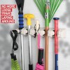 Home-it Mop and Broom Holder Wall Mount Garden Tool Storage,Rack