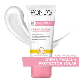 Pond's Crema Facial Clarant B3 con Factor de Protección Solar 30, 200 g