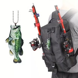 Unbranded Largemouth Bass Fishing Acrylic Pendant Hanging Ornament