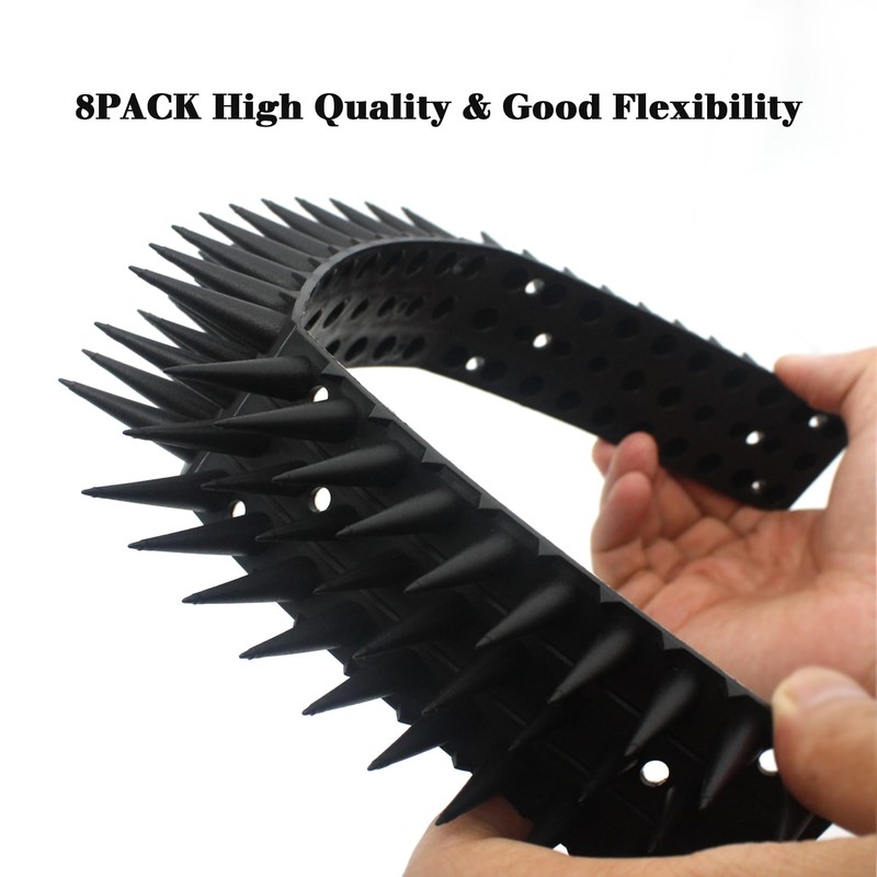 Defender Spikes for Bird, Cat, Pigeon and Small Animals 8pack-