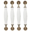 4 Sets Ceramic Handle European Style 160mm Hole Distance Cabinet