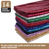 YIEMI Sequin Fabric，Sequin Fabric for Fashionable Clothing、Toy Decoration、Sequin Tablecloth and