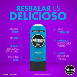 Prudence Gel Lubricante Íntimo Sabores Envase Tubo 100 Ml                                                                                             