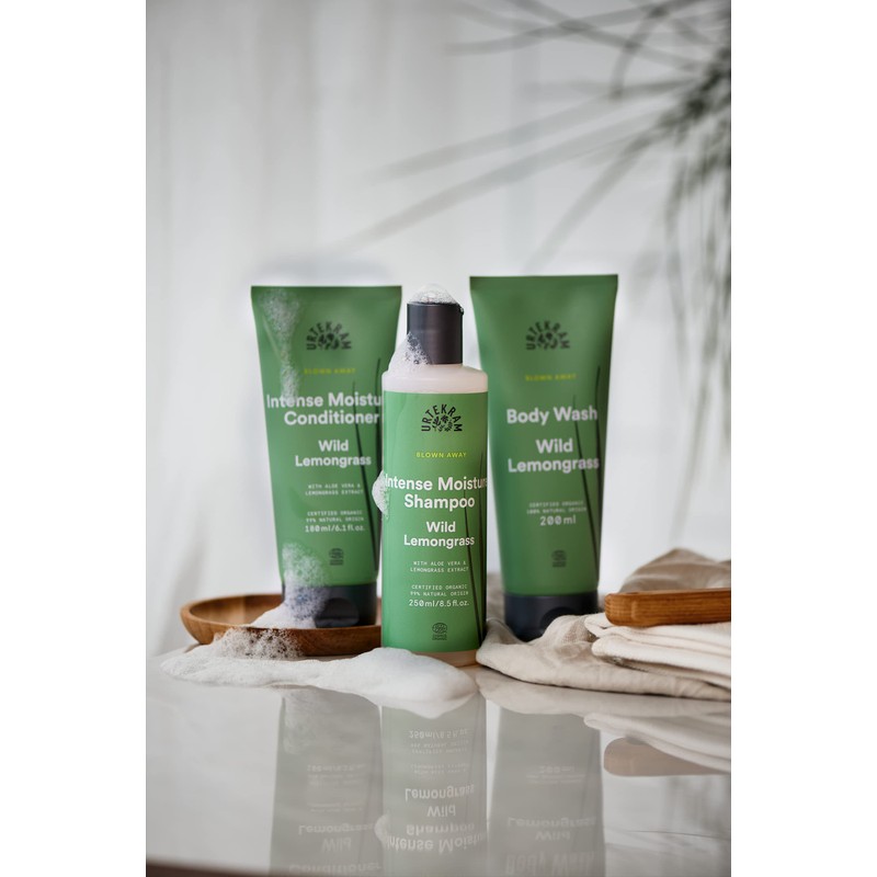 Urtekram Intense Moisture Shampoo Wild Lemongrass 250ml/ 8.4fl.oz.