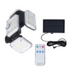 4 Head Solar Sensor Light 7700K 8W IP65 3 Gear