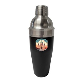 R and R Imports Berlin Germany Design B Souvenir 24 oz Stainless Steel Cocktail Shaker Black Single