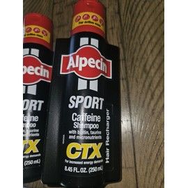 Alpecin CTX SPORT 3 x 250ml Coffein Shampoo mit Taurin und Mikronährstoff