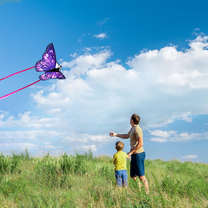 Flying Hoofer Large Butterfly Kite for Adults and Kids Ages