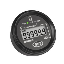 Runleader RL-HM069B Digital Hour Meter,Working Voltage AC 6V to 85V and DC 6V to 60V,Waterproof Design.