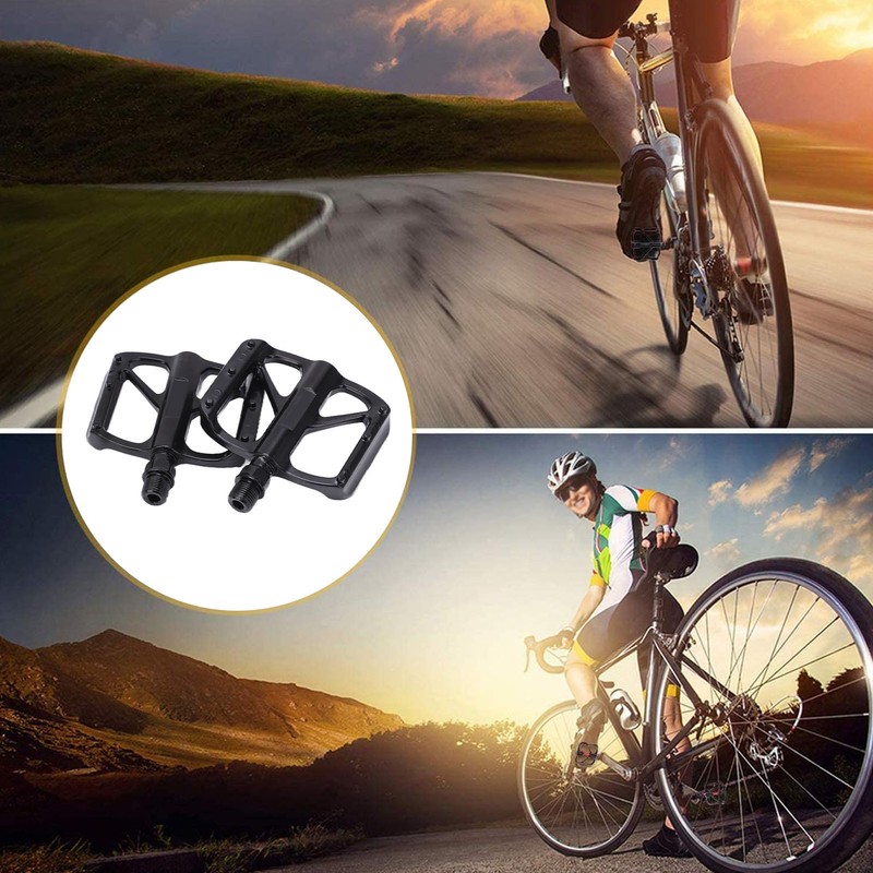 MEROCA Bike Pedals Wear Resistant Aluminum Alloy Mountain Bike Pedals