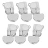 6Pcs Guitar String Tuning Peg Metal 3 Left 3 Right