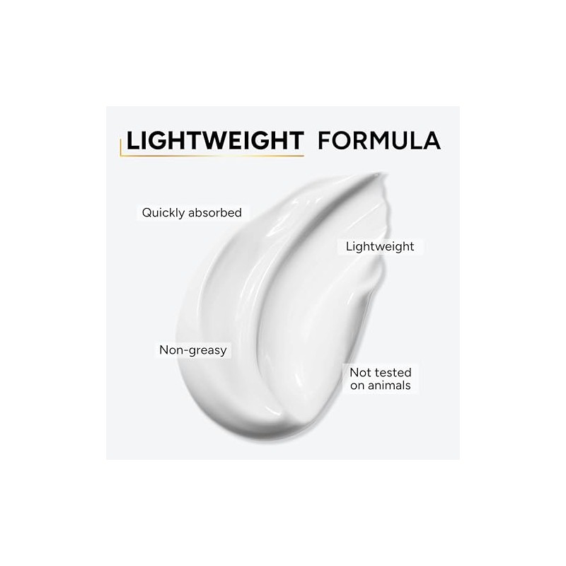 Retinol Cream for Face with Collagen & Hyaluronic Acid, Non-Greasy