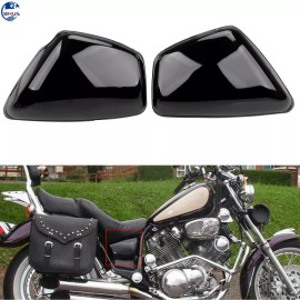 Unbranded Vivid Black Side Panel Side Battery Fairing Cover For Yamaha 750 Virago 1988-Up