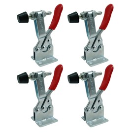 Charmoon GH-201-B Push Down Toggle Clamp Fixing Tool DIY Wood Metal Clamp Set (4 Pieces)