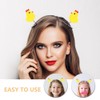OHPHCALL 24pcs Chick Hair Clips Easter Decorations Plush Chicken Hairpins