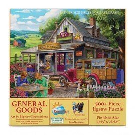 SUNSOUT INC - General Goods - 500 pc Large Piece Jigsaw Puzzle by Artist: Bigelow Illustrations - MPN # 31420