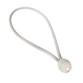 Dreamprint 25 x Bungee Cords with Ball 180 mm White Tarpaulin Tensioner, Expander Loops, Tarpaulin Holder, Tarpaulin Rubber, Rubber Tensioner, Tent Rubber, Expander for Tents, Tarpaulins, Gazebos