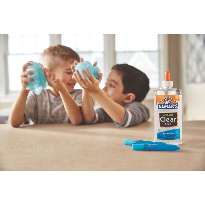 ELMERS E199 Elmer's 3D Washable Glitter Glue Pens, Classic Rainbow,