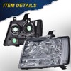 CHEDA Headlights Assembly, Compatible with 2007-2014 Chevy Tahoe Suburban 1500,