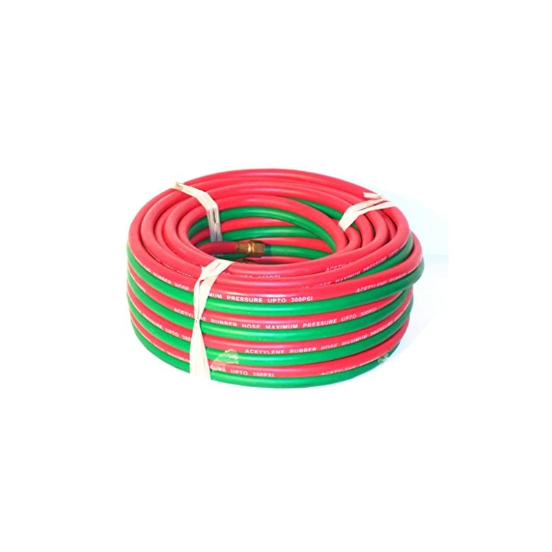 100 ft Oxygen and Acetylene Twin Welding Hose Welder Color