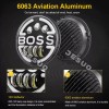 JESUO Pair Dot 7" inch LED Round Headlights DRL Hi/Lo