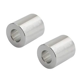 POSH 123012 Aluminum Universal Collar (Inner Diameter 0.5 x Outer Diameter 1.0 x Thickness 1.2 inches (12 x 25.6 x 30 mm), Pack of 2, 123012