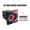 GRAPHICS & MORE Rustic Distressed Ohio State Flag Tow Trailer