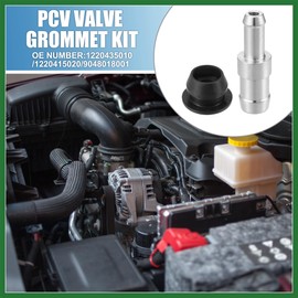 Motoforti PCV Valve Grommet Kit Exhaust Positive Crankcase Ventilation Fittings No.1220435010/1220415020/9048018001 for Toyota 4Runner Land Cruiser Long-lasting