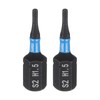 sourcing map 2pcs H1.5 Hex Screwdriver Bit 1/4" Hex Shank