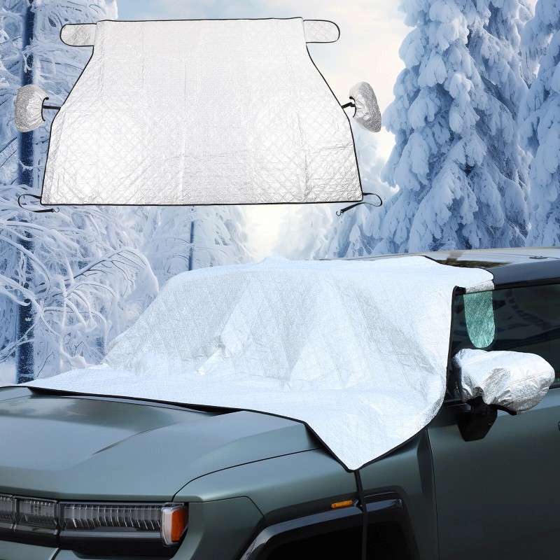 encar88_8 Front Windshield Snow Covers Sunshade Snow Shield Protector For