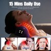 Heated Neck Massager, 3 Vibration Modes Neck Traction Device Portable