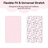 Yoofoss Travel Cot Sheets 95 x 65cm Fitted Cozy &