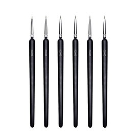 GOODCHI 000000 Surface Brush, Gradient Brush, Paint Brush, Fine Art Drawing Brush, Plastic Model, Brush, Figure, Paint Set, 6 Piece Set, Ultra Fine Point