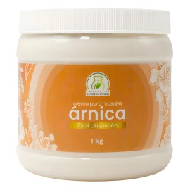 Crema Extracto De Árnica Para Mensajes (1 Kilo) Todo Tipo De Piel