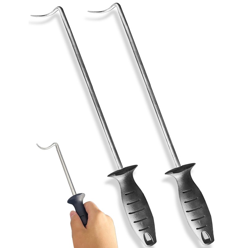 Large 17 inch Pigtail Food Flipper (Set of 2) -